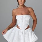 Winnie Mini Skirt - Ivory