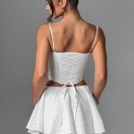 Winnie Mini Skirt - Ivory - Image 6