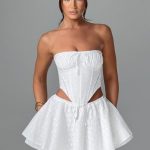 Winnie Mini Skirt - Ivory - Image 7