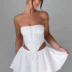 Winnie Mini Skirt - Ivory - Image 8