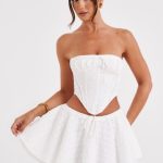 Winnie Mini Skirt - Ivory - Image 13