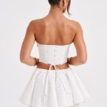 Winnie Mini Skirt - Ivory - Image 15