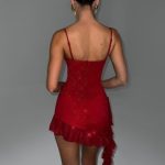 Dixie Mini Dress - Red Sparkle - Image 3