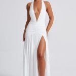 Melania Maxi Dress - White - Image 10