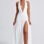 Melania Maxi Dress - White - Image 13