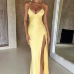 Isobel Maxi Dress - Lemon - Image 3