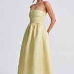 Saoirse Midi Dress - Lemon - Image 5