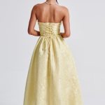 Saoirse Midi Dress - Lemon - Image 7