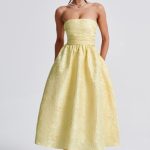 Saoirse Midi Dress - Lemon - Image 9