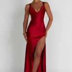 Hayley Maxi Dress - Red - Image 8