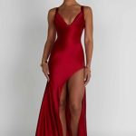 Hayley Maxi Dress - Red - Image 10