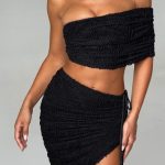 Zina Midi Skirt - Black - Image 2