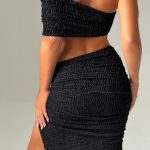 Zina Midi Skirt - Black - Image 8