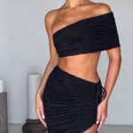 Zina Midi Skirt - Black - Image 10