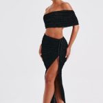 Zina Midi Skirt - Black - Image 12