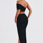 Zina Midi Skirt - Black - Image 13