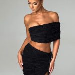 Zina Midi Skirt - Black - Image 14