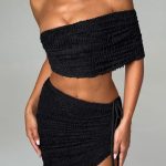 Zina Midi Skirt - Black - Image 15