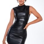 Simone Mini Dress - Black - Image 7