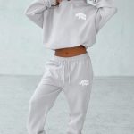 Studio Sweatpants - Light Grey/White