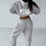 Studio Sweatpants - Light Grey/White - Image 3