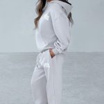 Studio Sweatpants - Light Grey/White - Image 4