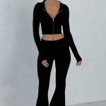 Portia Knit Pants - Black