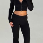 Portia Knit Pants - Black - Image 2