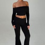 Portia Knit Pants - Black - Image 7