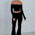Portia Knit Pants - Black - Image 8