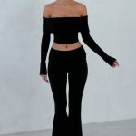Portia Knit Pants - Black - Image 13