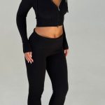 Portia Knit Pants - Black - Image 14