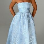 Saoirse Midi Dress - Blue