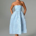 Saoirse Midi Dress - Blue - Image 4