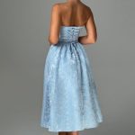 Saoirse Midi Dress - Blue - Image 5