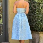 Saoirse Midi Dress - Blue - Image 7