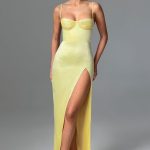 Alora Maxi Dress - Lemon - Image 3