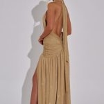 Melania Maxi Dress - Gold Sparkle - Image 7