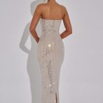 Neriah Maxi Dress - Nude - Image 7