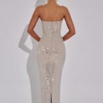 Neriah Maxi Dress - Nude - Image 9