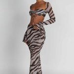Astrid Maxi Skirt - Zebra Print - Image 4