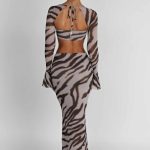Astrid Maxi Skirt - Zebra Print - Image 5