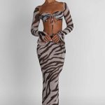 Astrid Maxi Skirt - Zebra Print - Image 6