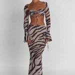 Astrid Maxi Skirt - Zebra Print - Image 8