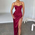 Despina Maxi Dress - Wine