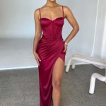 Despina Maxi Dress - Wine - Image 2