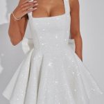 Dorothy Mini Dress - Ivory - Image 3