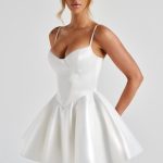 Poppy Mini Dress - Ivory - Image 2