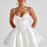 Poppy Mini Dress - Ivory - Image 4