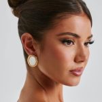 Eloise Earrings - Ivory/Gold